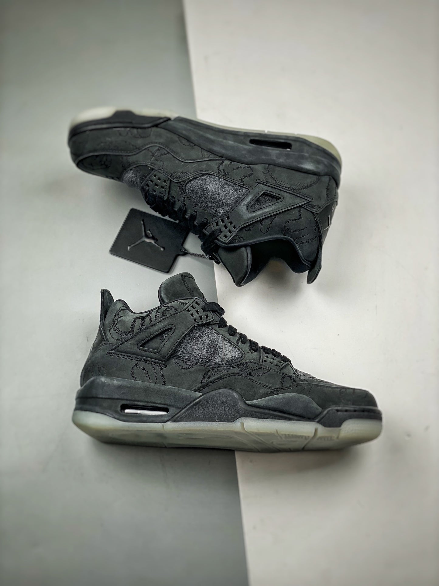 Air Jordan 4 Black Kaws