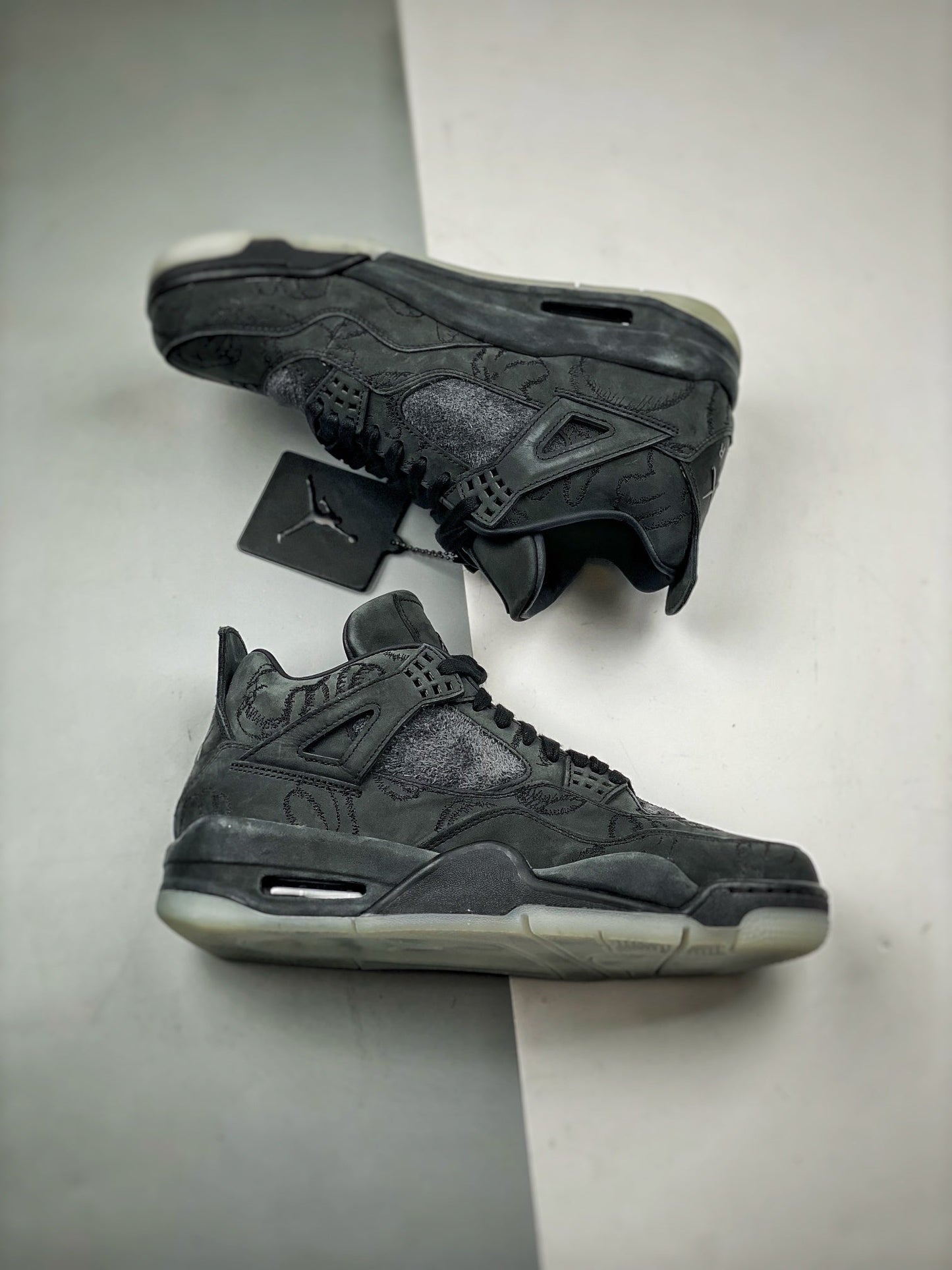 Air Jordan 4 Black Kaws