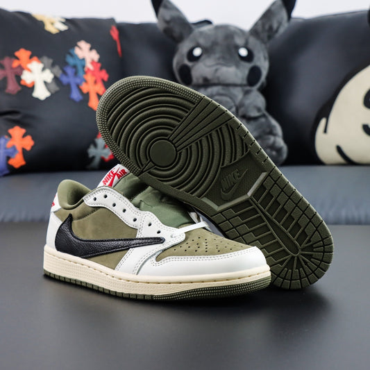 Travis Scott x Air Jordan 1 Low OG Medium Olive