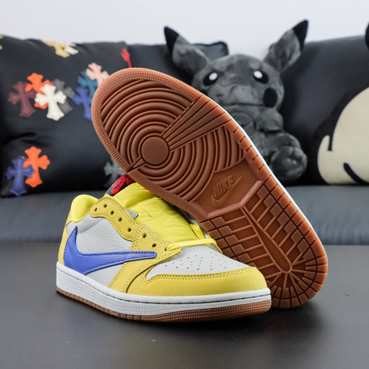 Travis Scott x Air Jordan 1 Low OG Canary Yellow