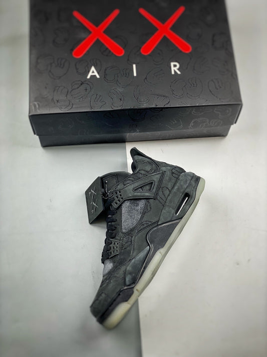 Air Jordan 4 Black Kaws