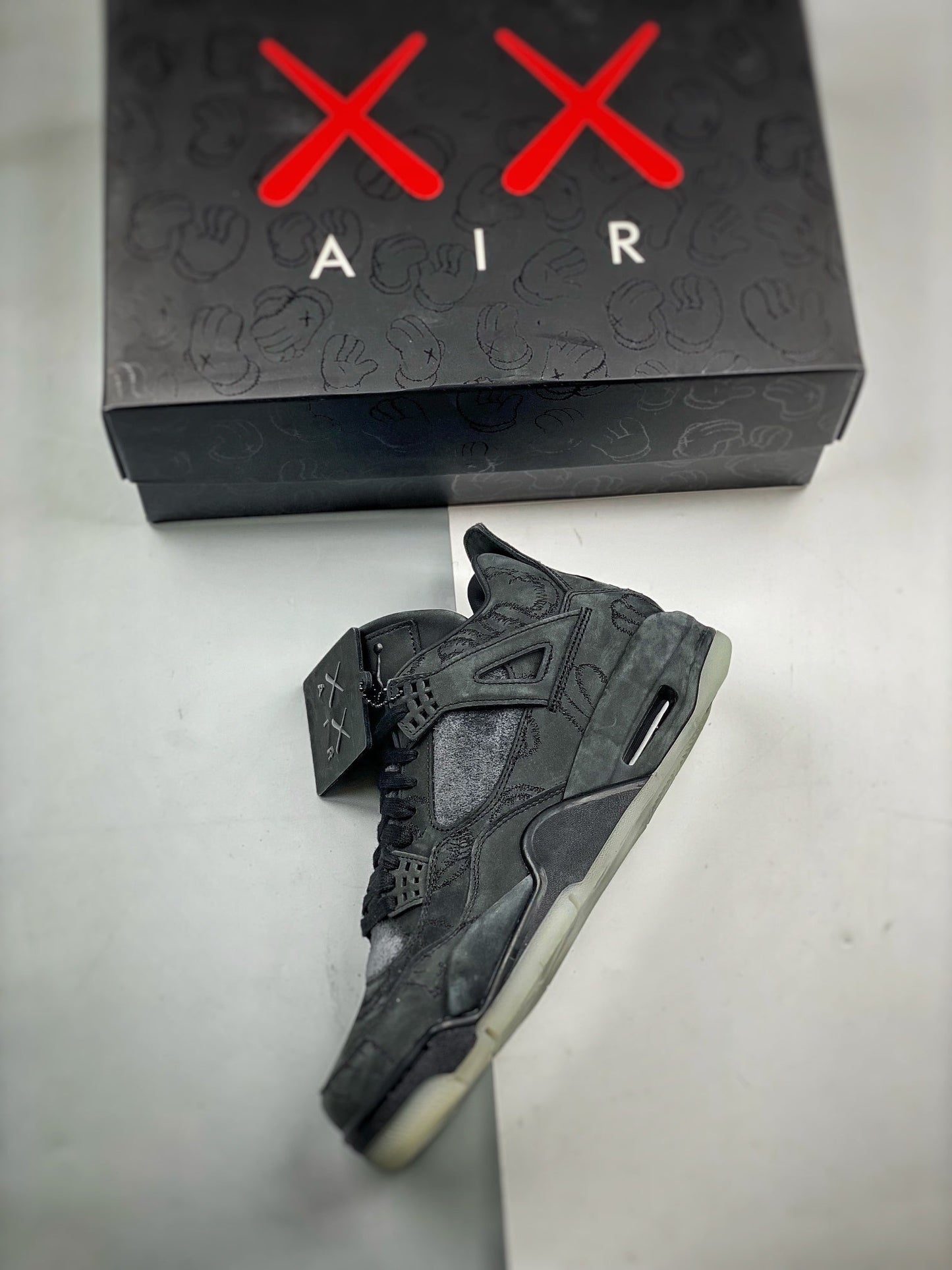 Air Jordan 4 Black Kaws