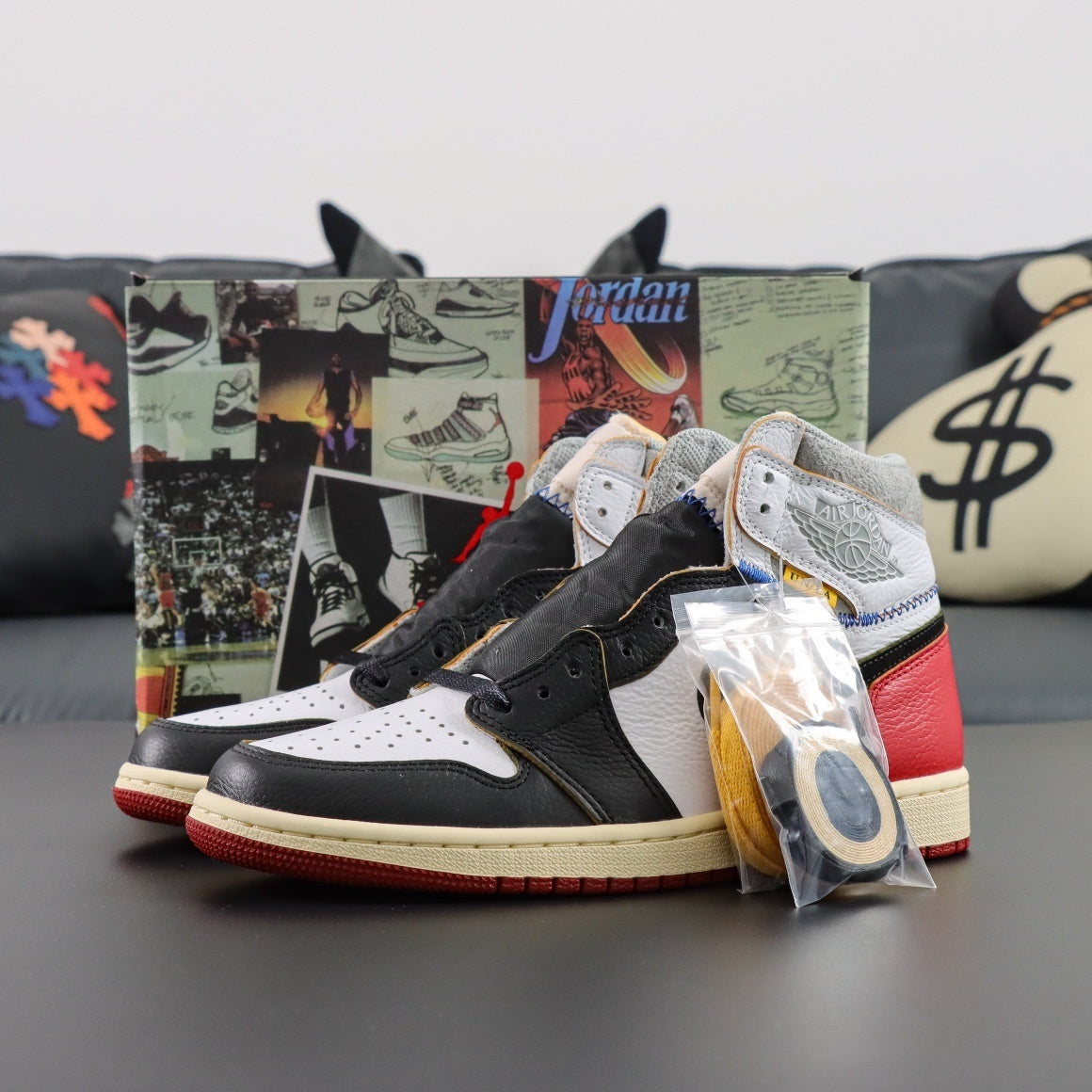 Air Jordan 1 x UNION Retro OG High Los Angelis Black Toe