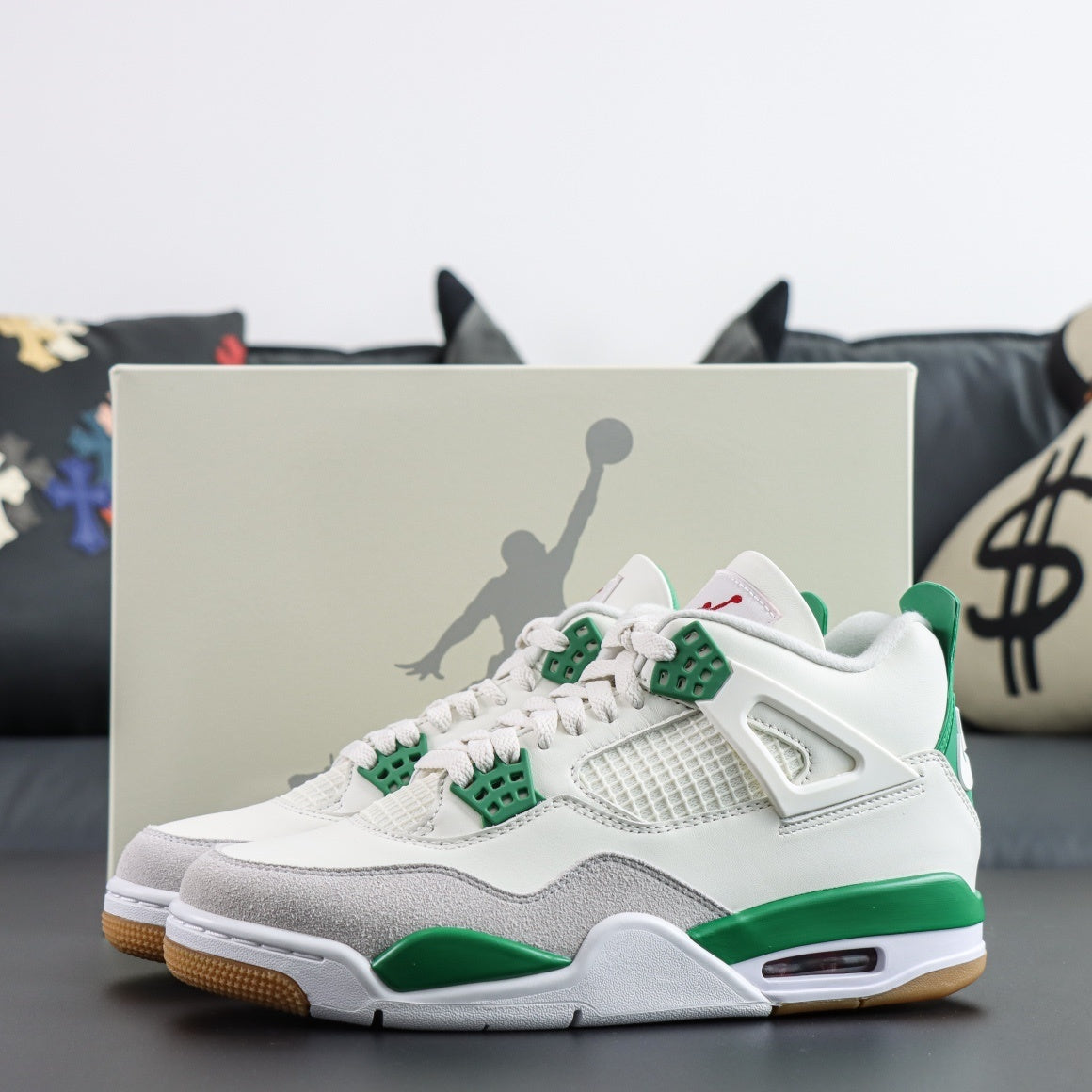 Air Jordan 4 x Nike SB Pine Green