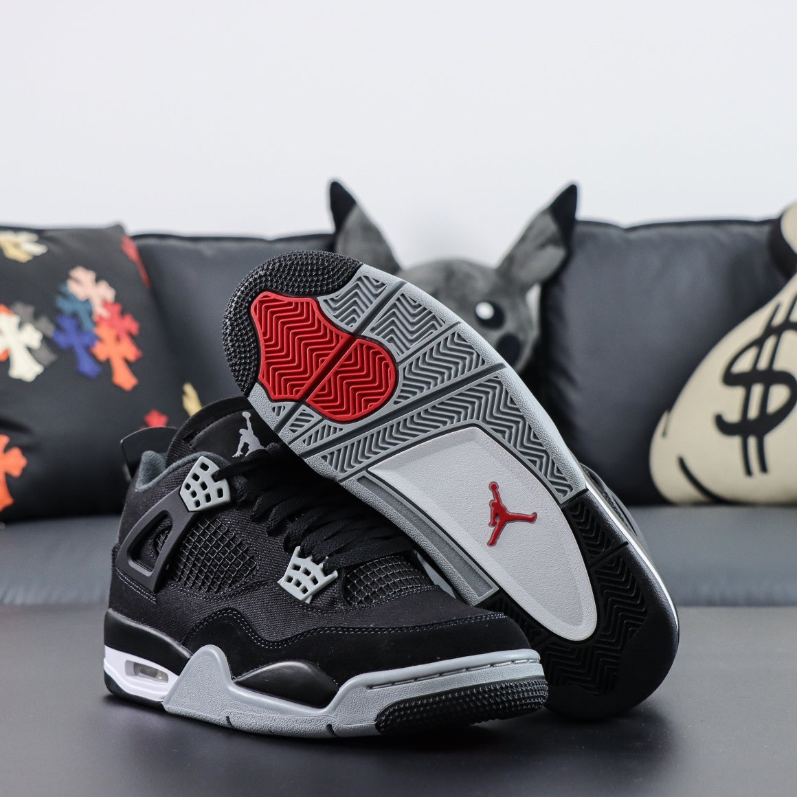 Air Jordan 4 Retro SE Black Canvas [2024]