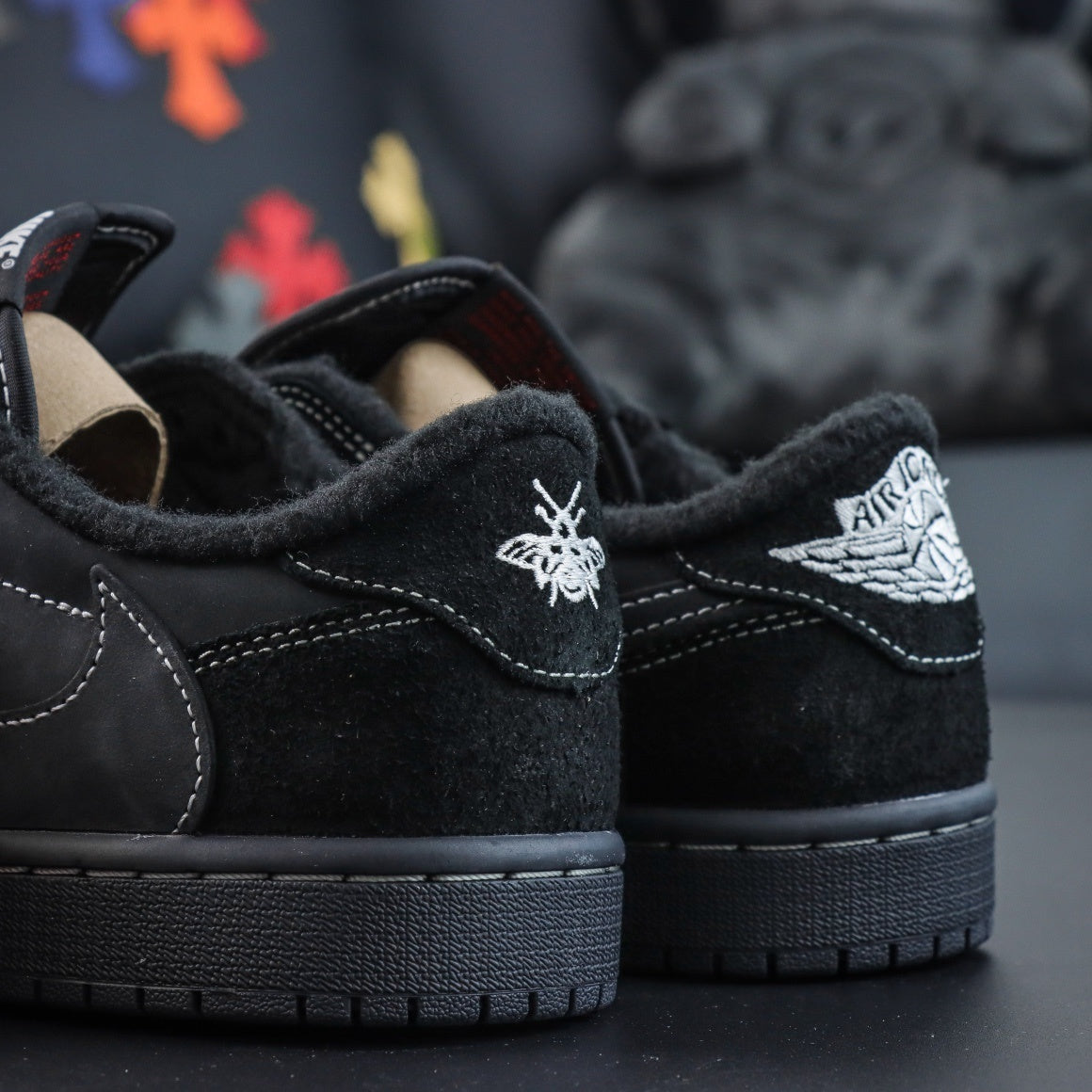 Travis Scott x Air Jordan 1 Low OG Black Phantom