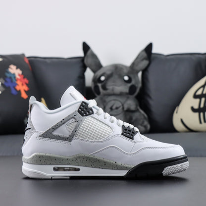 Air Jordan 4 White Cement