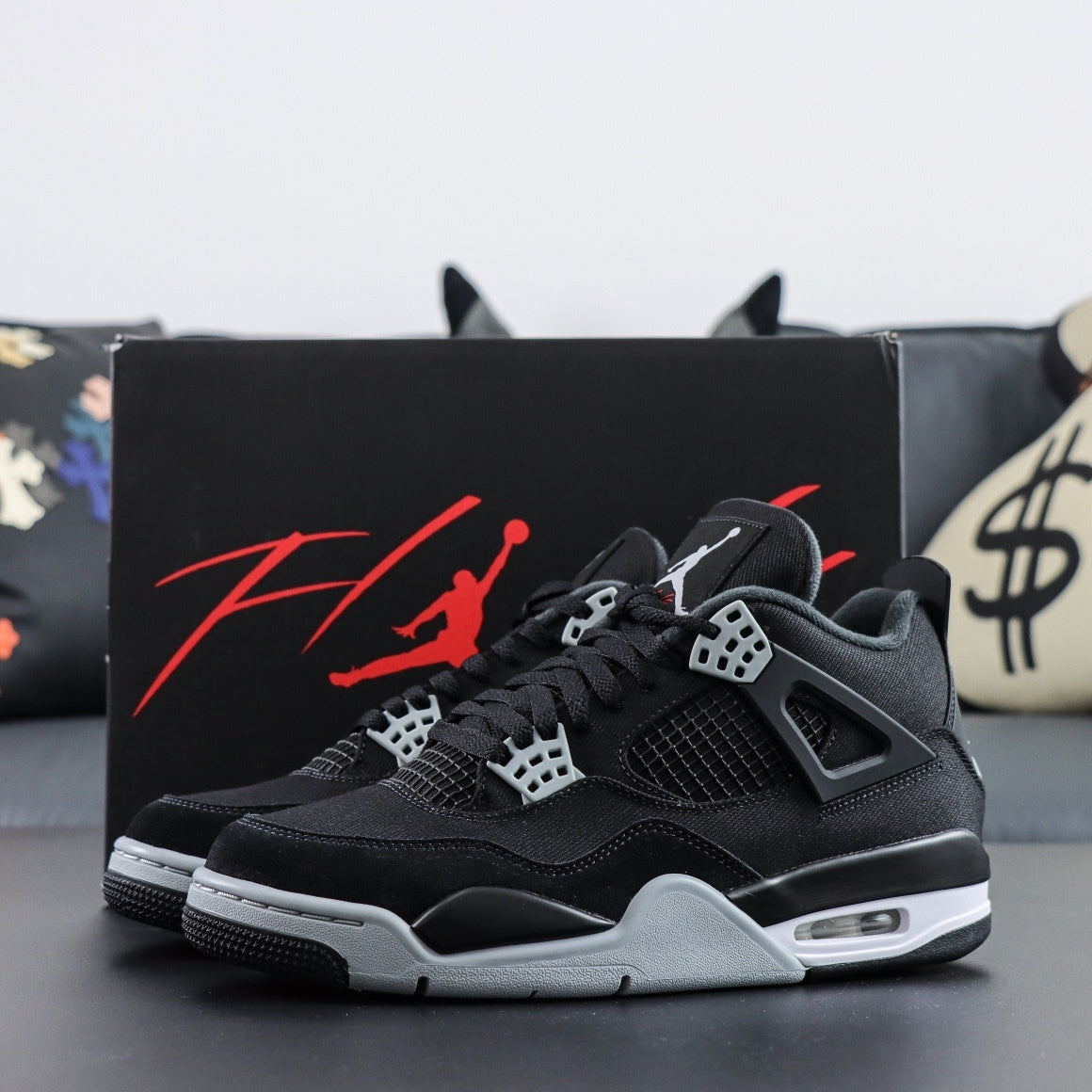 Air Jordan 4 Retro SE Black Canvas [2024]