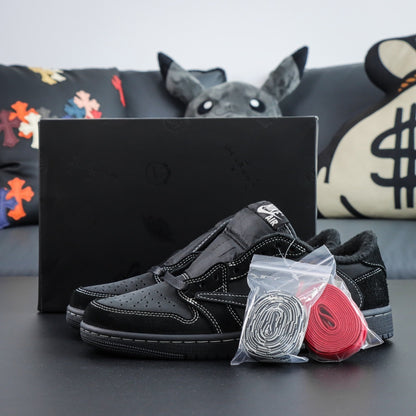 Travis Scott x Air Jordan 1 Low OG Black Phantom