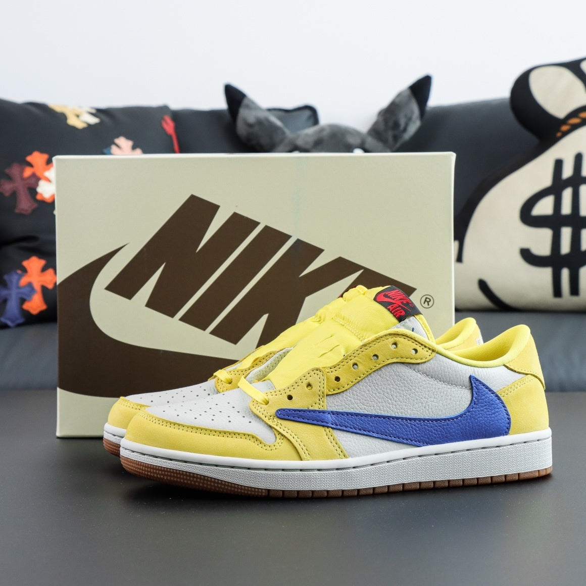 Travis Scott x Air Jordan 1 Low OG Canary Yellow