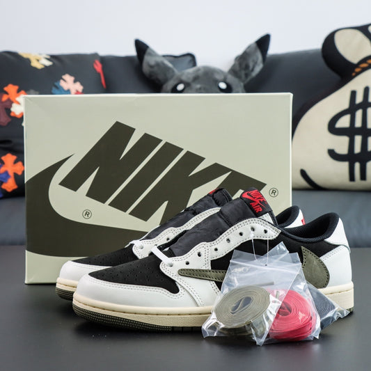 Travis Scott x Air Jordan 1 Low OG Olive