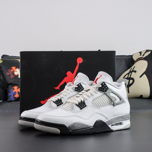 Air Jordan 4 White Cement