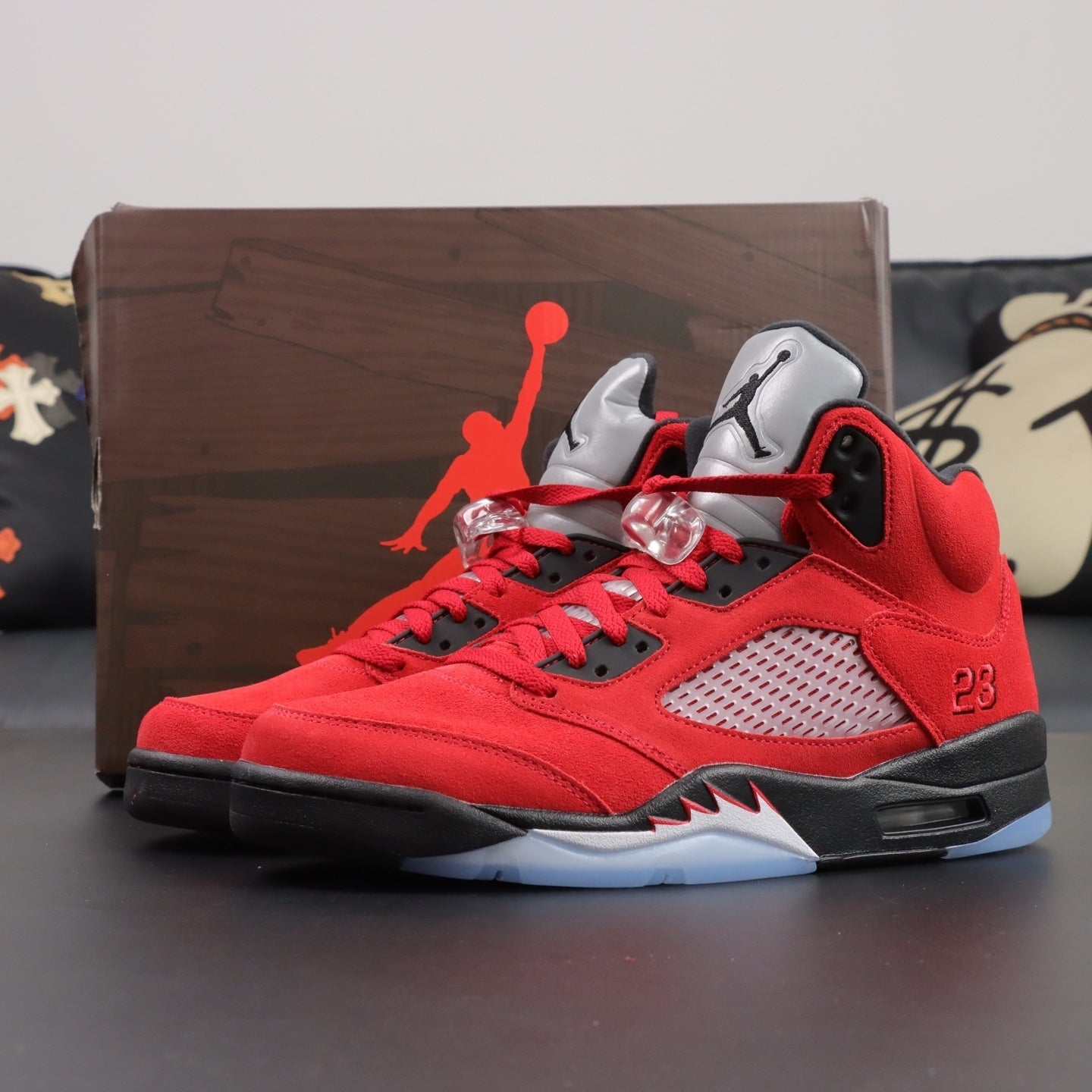 Air Jordan 5 Raging Bull Red