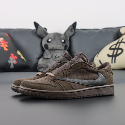 Travis Scott x Air Jordan 1 Low OG Velvet Brown