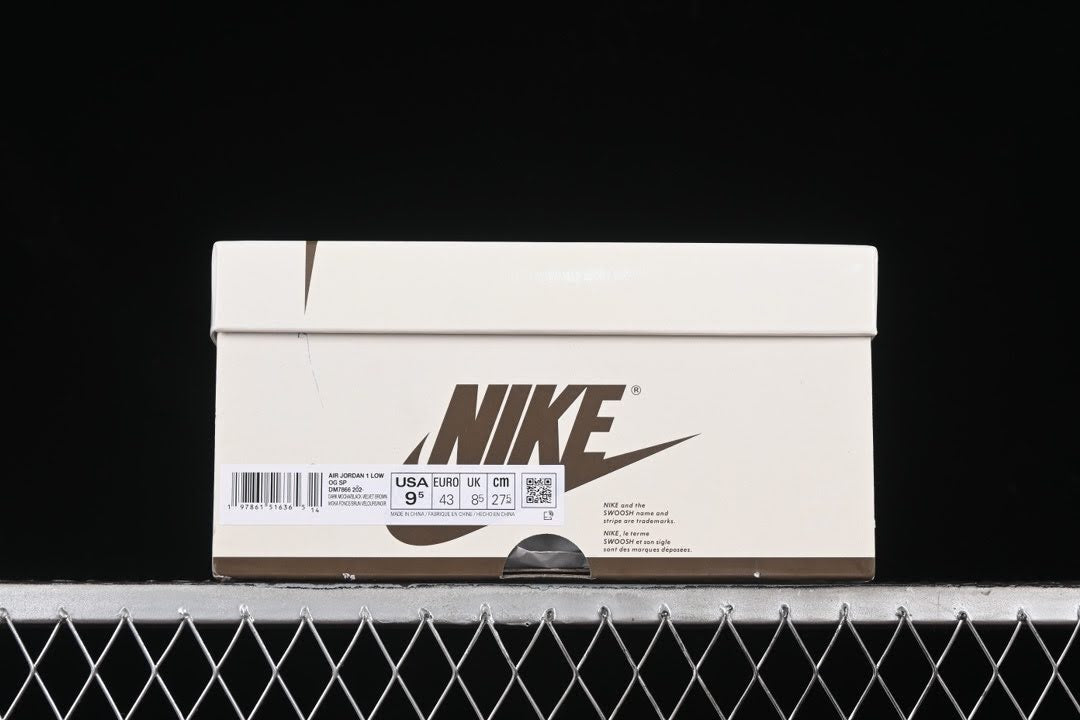 Travis Scott x Air Jordan 1 Low OG Velvet Brown