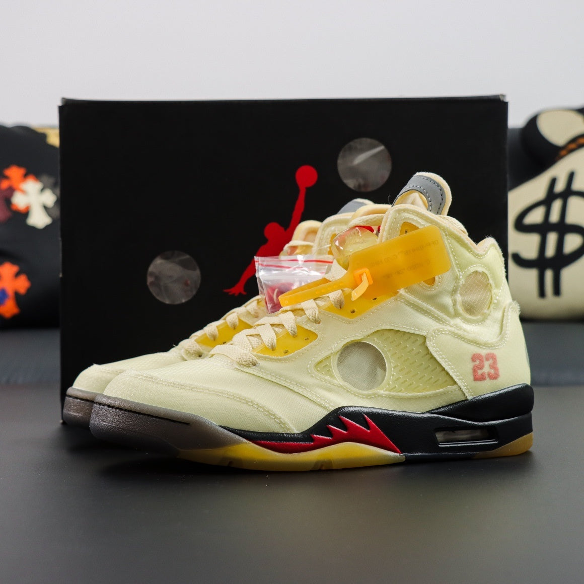Air Jordan 5 Off-White Sail