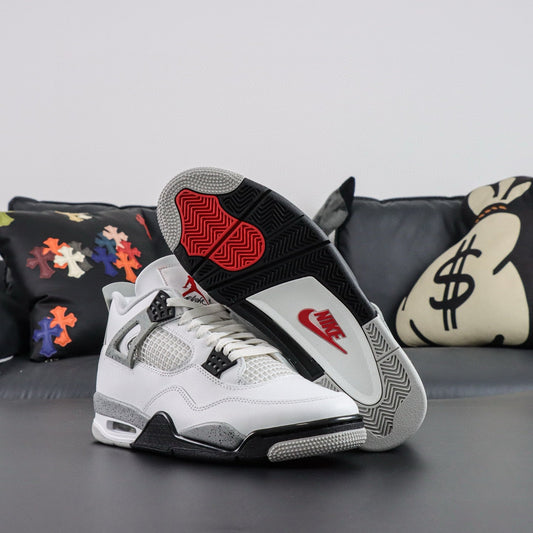 Air Jordan 4 White Cement