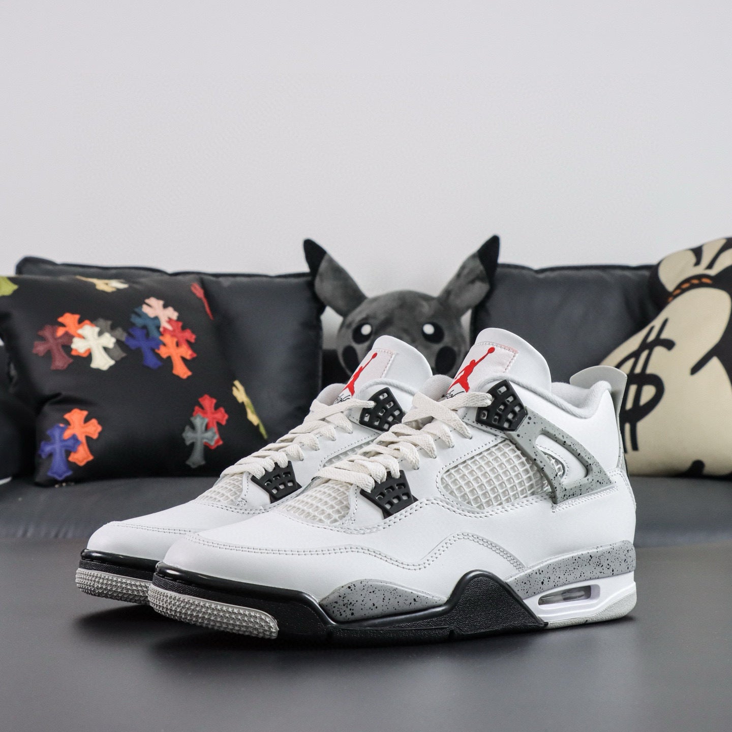 Air Jordan 4 White Cement