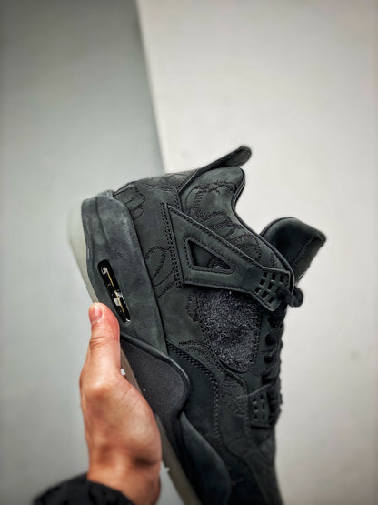Air Jordan 4 Black Kaws