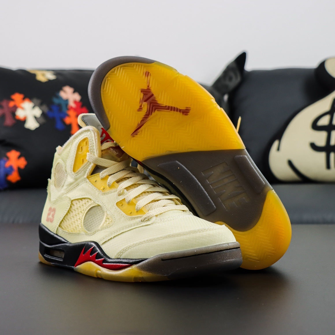 Air Jordan 5 Off-White Sail