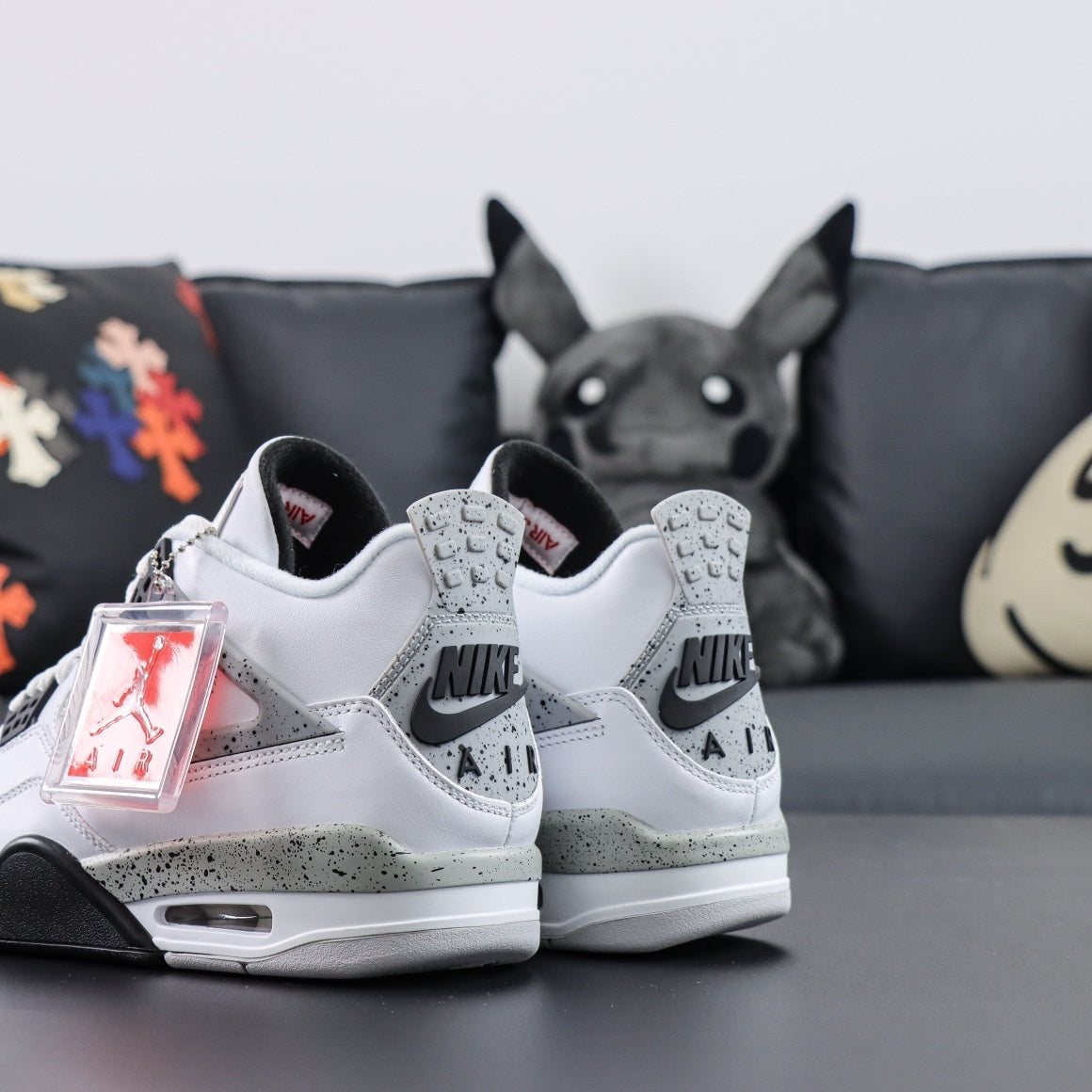 Air Jordan 4 White Cement