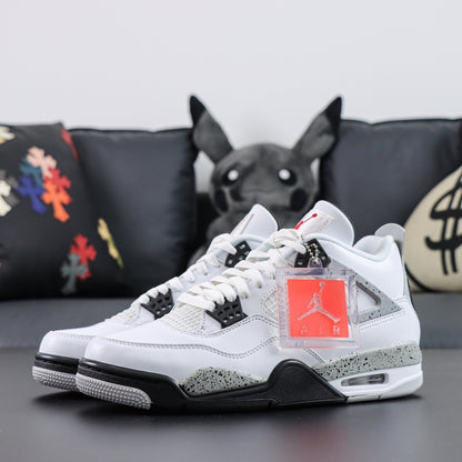Air Jordan 4 White Cement