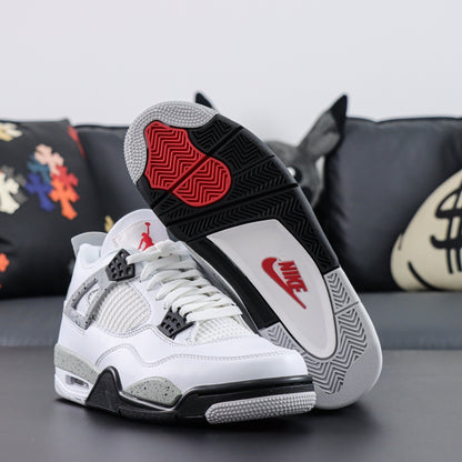 Air Jordan 4 White Cement