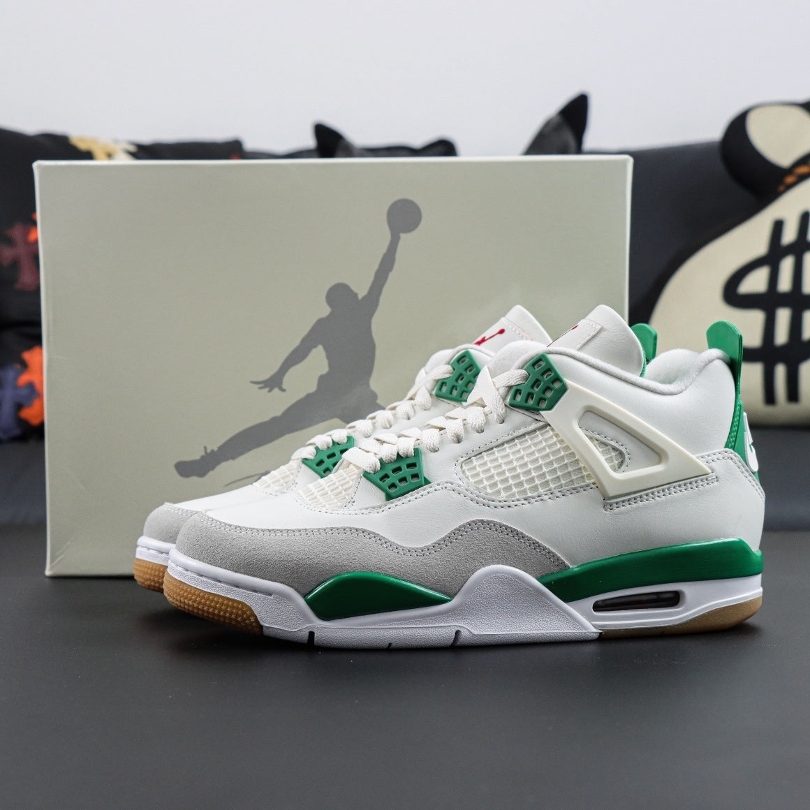 Air Jordan 4 x Nike SB Pine Green