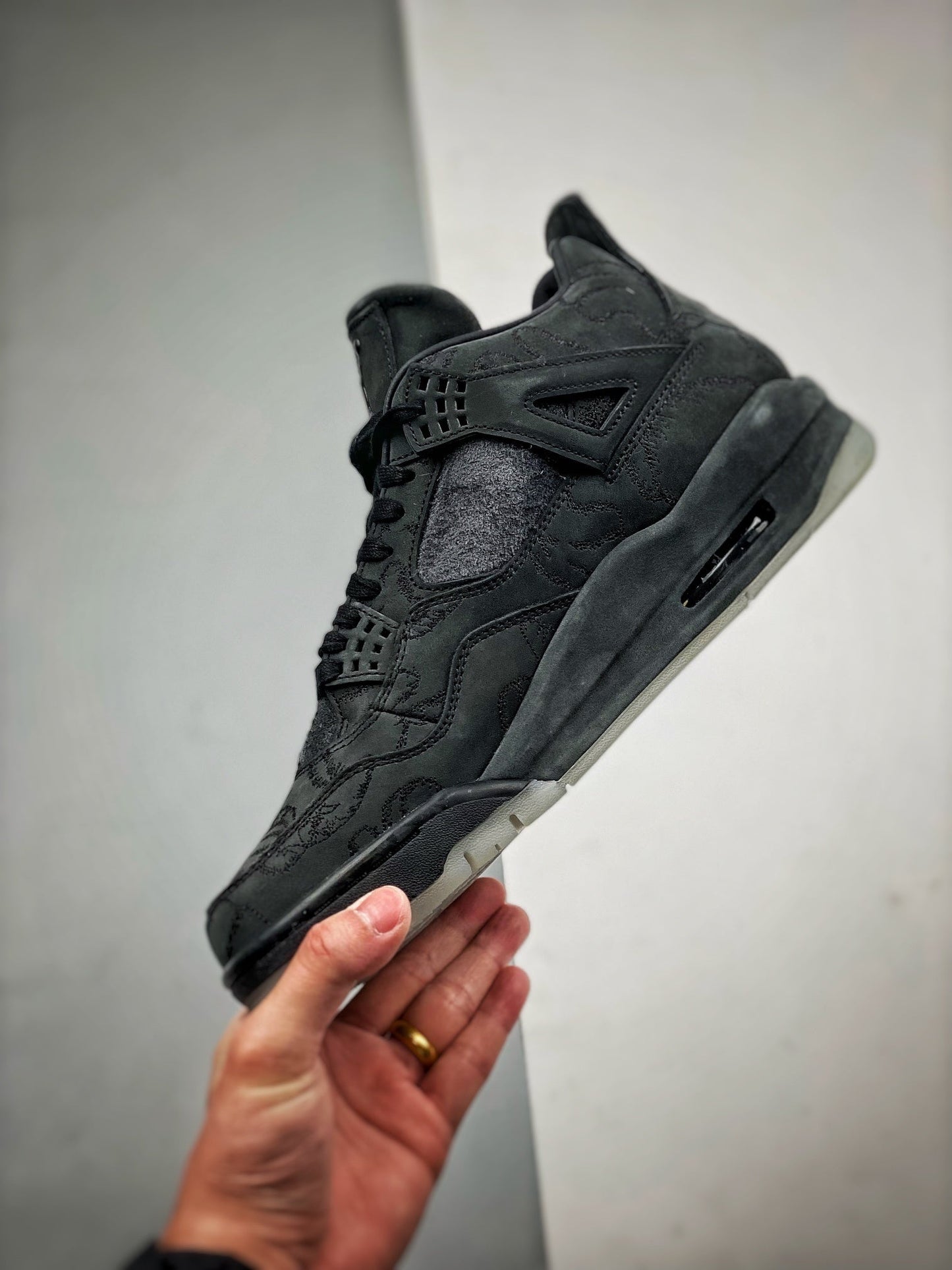 Air Jordan 4 Black Kaws