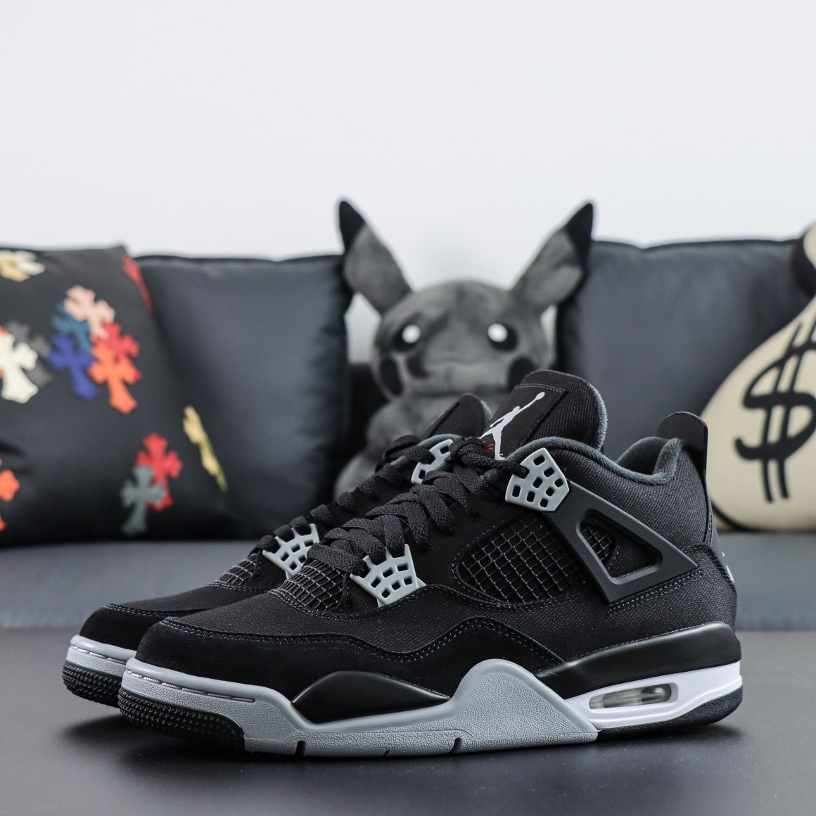 Air Jordan 4 Retro SE Black Canvas [2024]