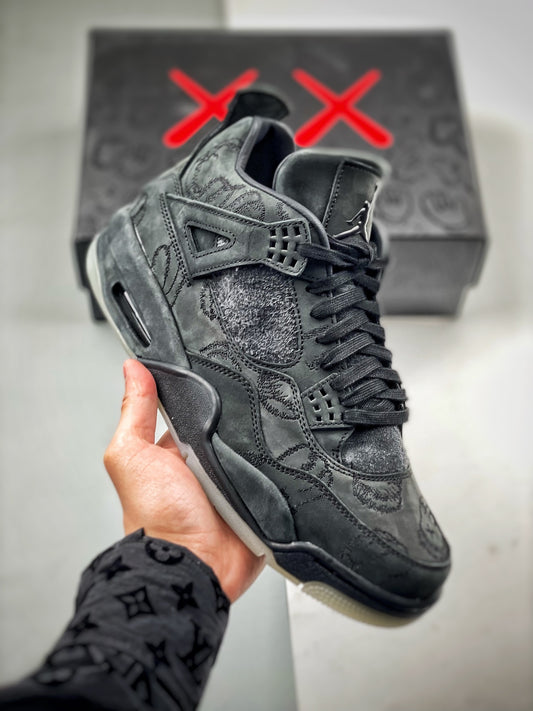 Air Jordan 4 Black Kaws