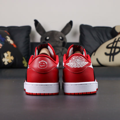 Travis Scott x Air Jordan 1 Low OG White and Red