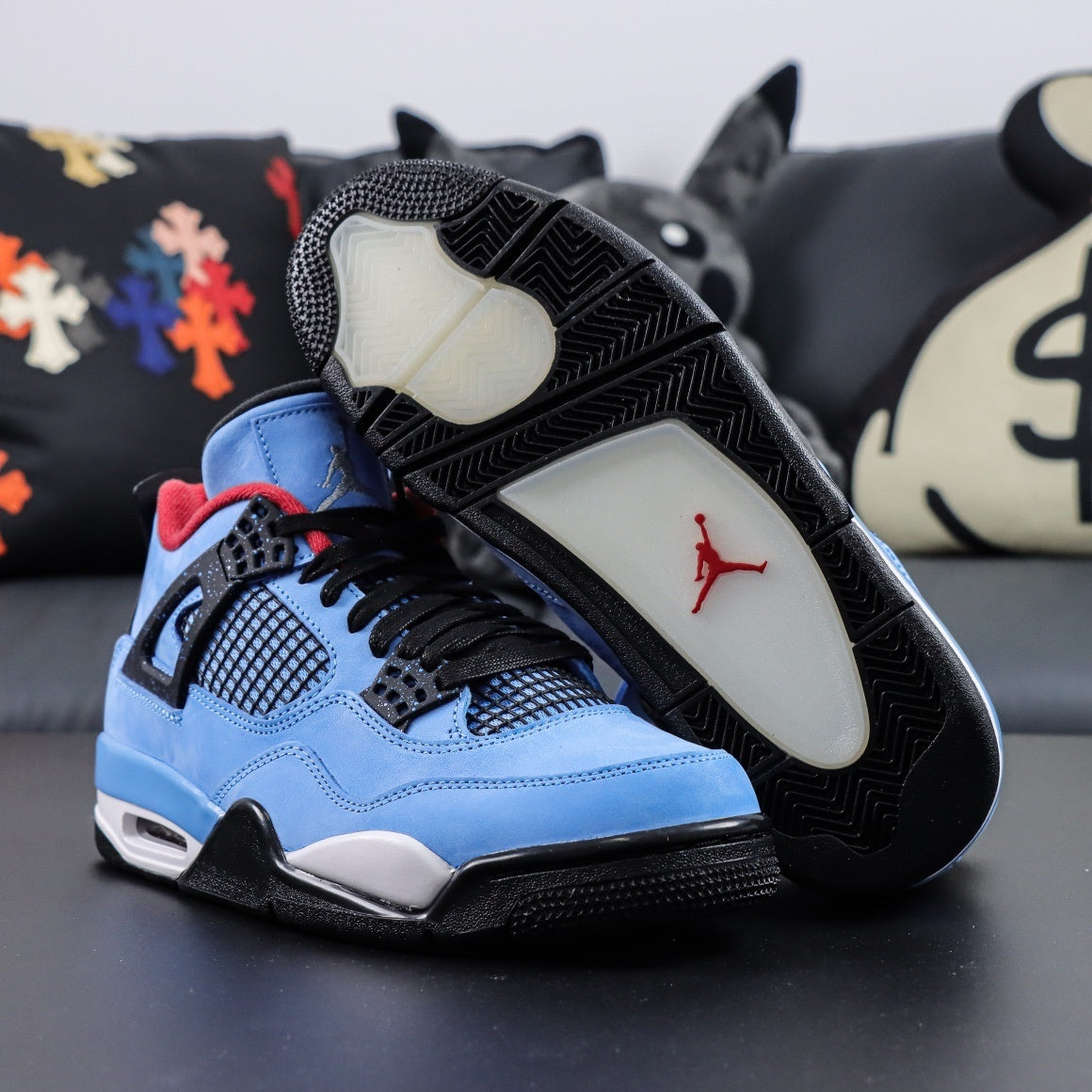 Air Jordan 4 x Travis Scott UNC Blue